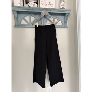 Zara High Waisted Black Pants Cropped Dressy Casual XS